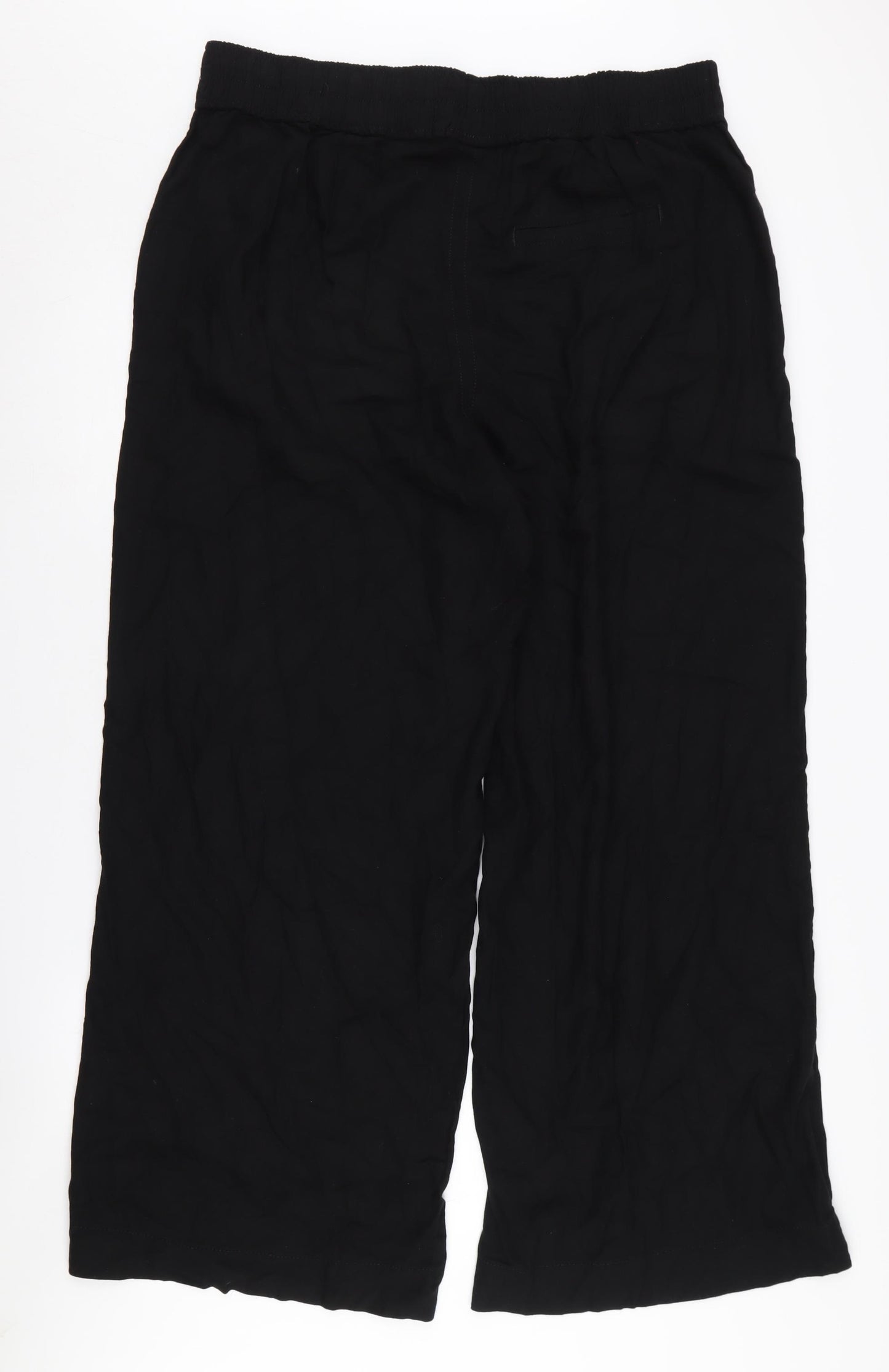 Next Women's Black Wide-Leg Trousers Size 18