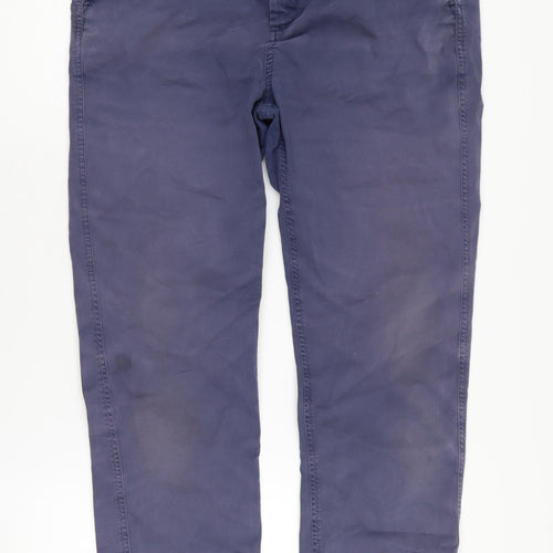 John Lewis Women's Blue Chino Trousers Size 12