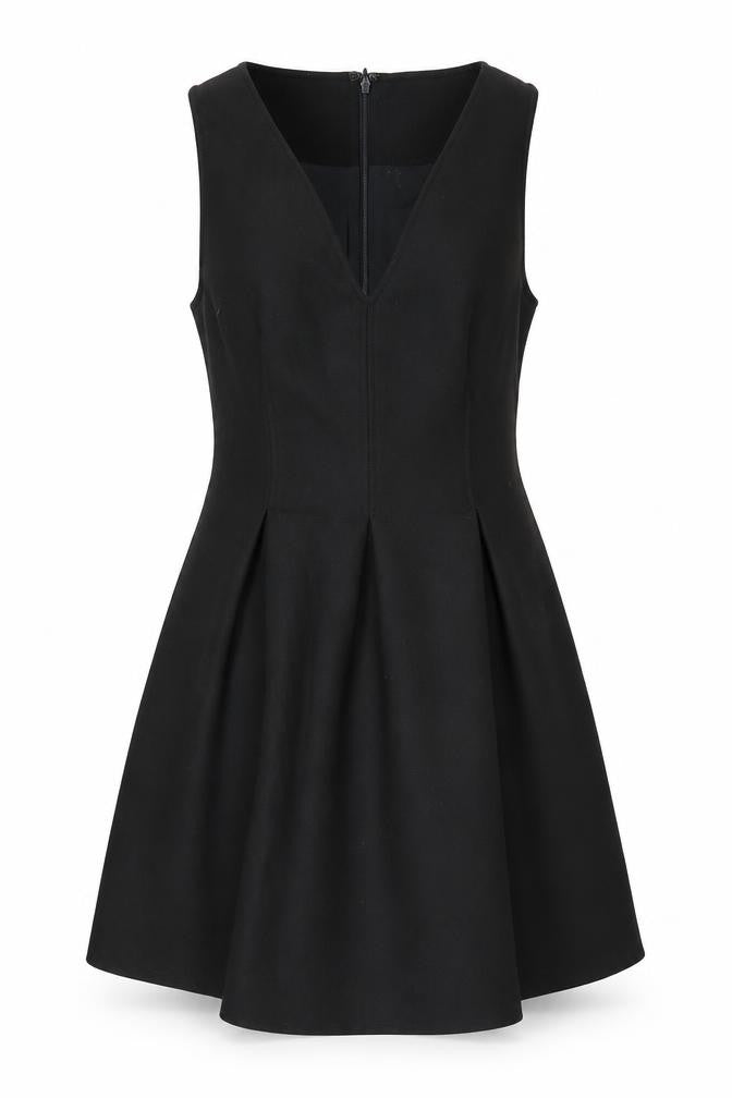 Boden Women's Black V-Neck Sleeveless Dress Size 10