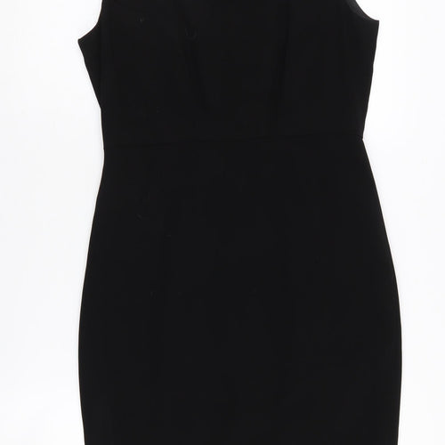 Hobbs Black Sleeveless Dress, Size 10 - Women's