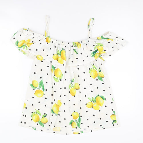 Roman Women's Multicoloured Off-Shoulder Tunic Size 16