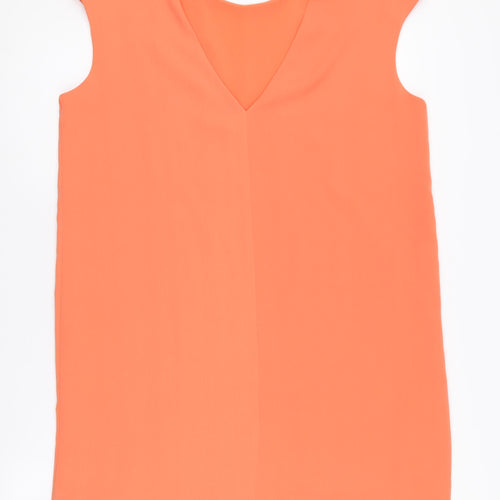 MNG Women's Orange Shift Dress UK Size 12