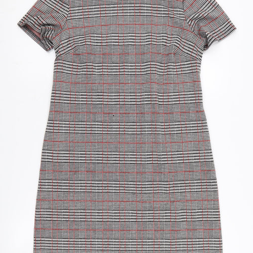 Et Vous Women's Multicoloured Check Shift Dress Size 12