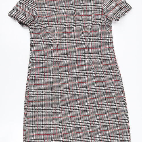 Et Vous Women's Multicoloured Check Shift Dress Size 12