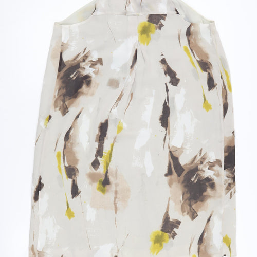 Mango Women's Multicoloured High Neck Dress, Size 6