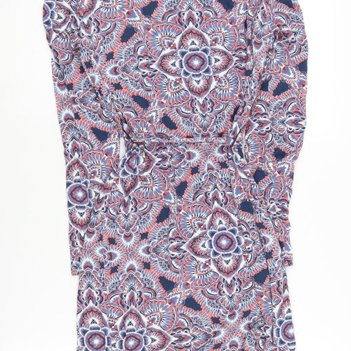 Monsoon Women's Multicoloured Geometric Dress Size 12