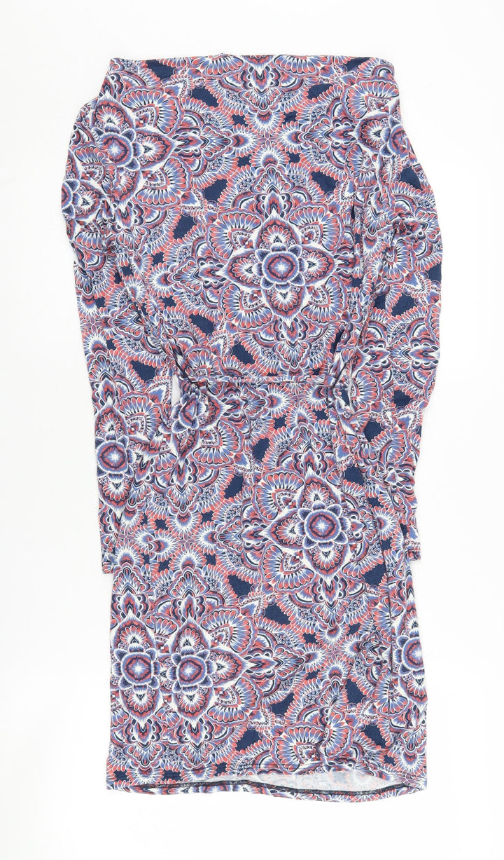 Monsoon Women's Multicoloured Geometric Dress Size 12