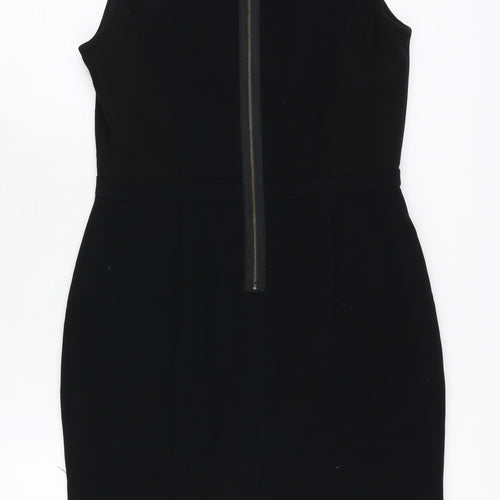 T.M. Lewin Women's Black Sheath Dress Size 10 Business