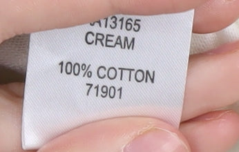 Cotton Traders Women's Ivory Embroidered Blouse Size 22