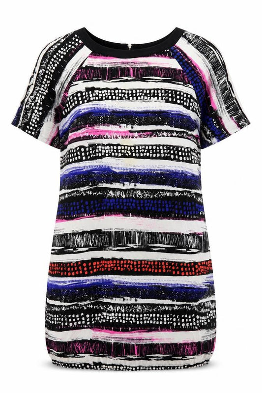 Front view of Warehouse Women's Multicoloured Shift Dress, size 12
