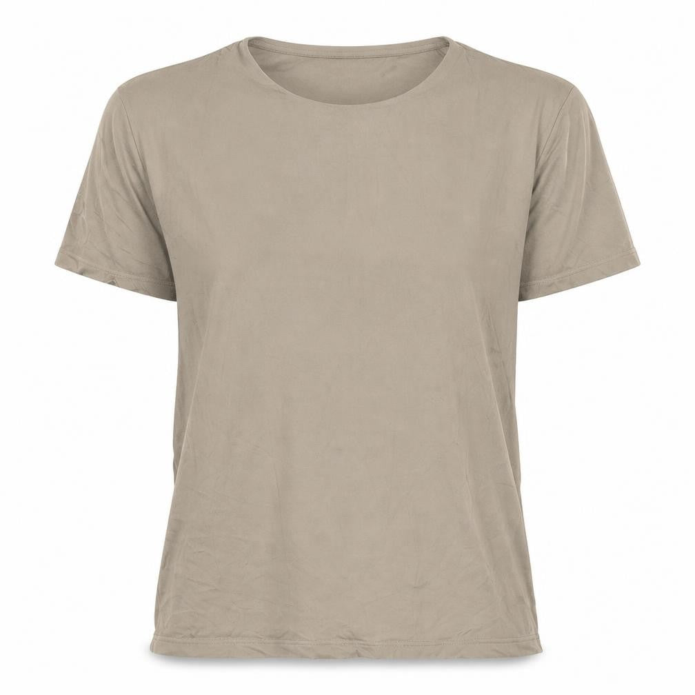 Abercrombie & Fitch Women's Beige T-Shirt M