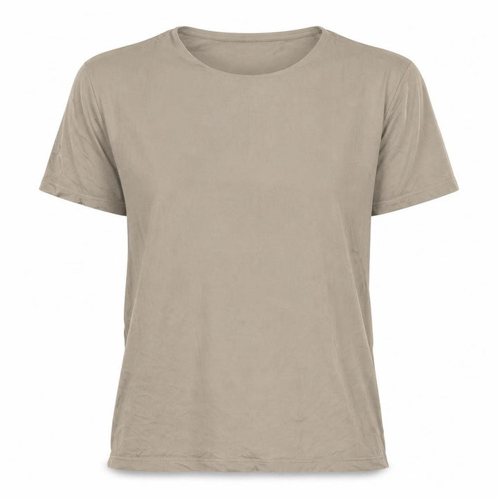 Abercrombie & Fitch Women's Beige T-Shirt M