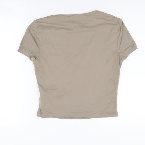 Abercrombie & Fitch Women's Beige T-Shirt M