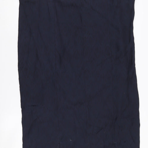 Marks and Spencer Black Long Slip Dress Women Size 18