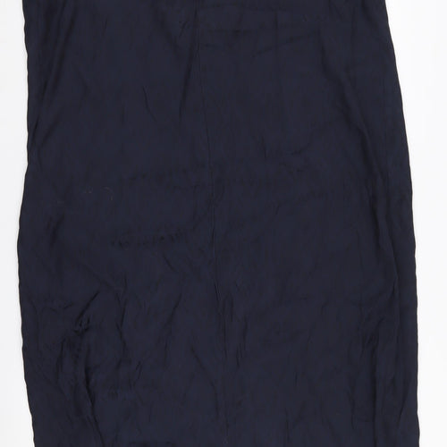 Marks and Spencer Black Long Slip Dress Women Size 18