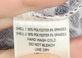 Faith and Joy Women's Black Floral Blouse, Size M