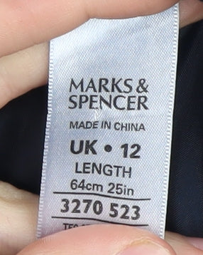 Marks and Spencer Women's Black Pencil Skirt Size 12