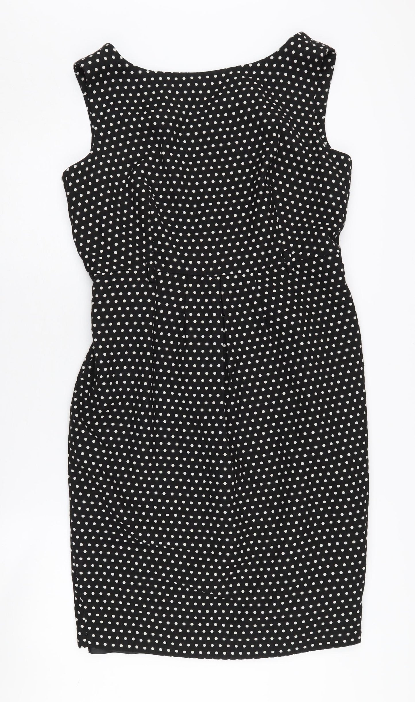 Marks and Spencer Women's Black Polka Dot Sheath Dress