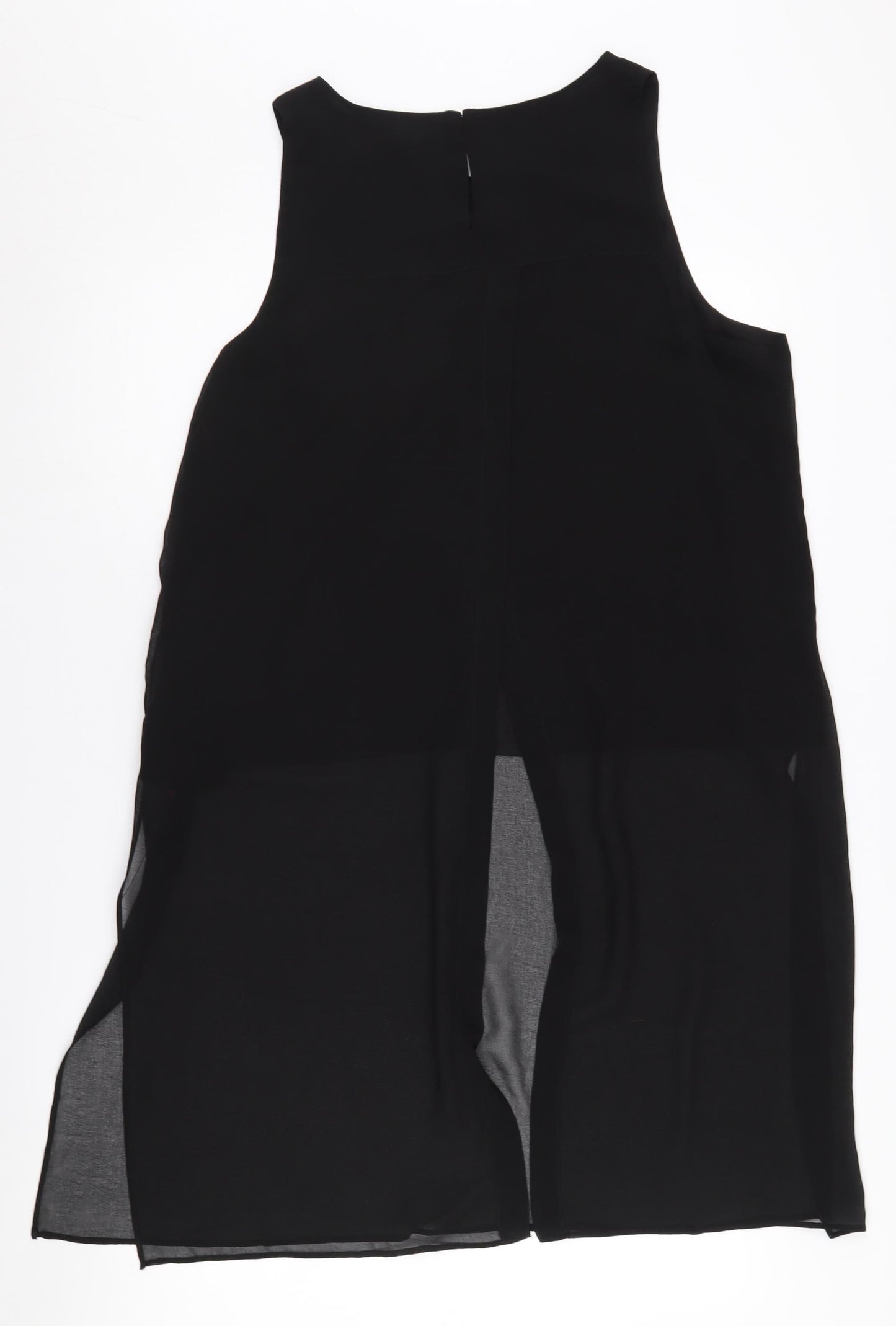 Roman Women's Black Sleeveless Blouse Size 16