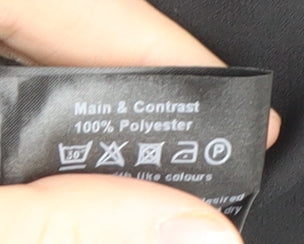 Roman Women's Black Sleeveless Blouse Size 16