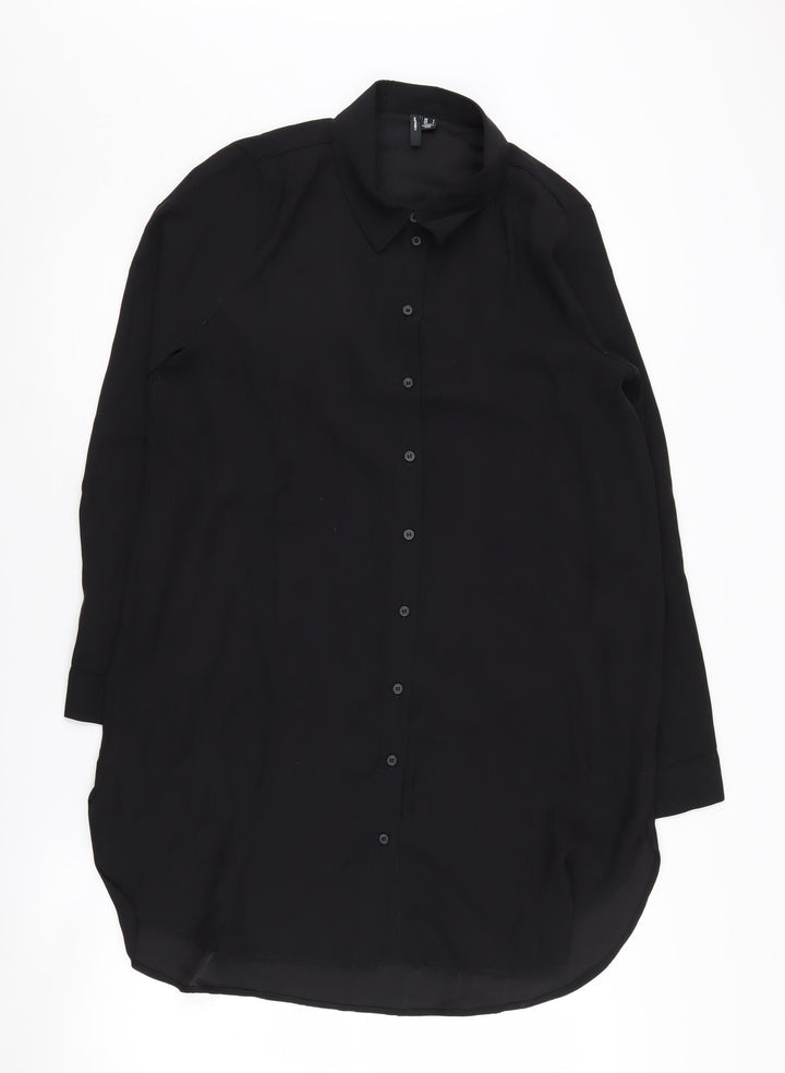 Vero Moda Women's Black Shirt Dress S Casual