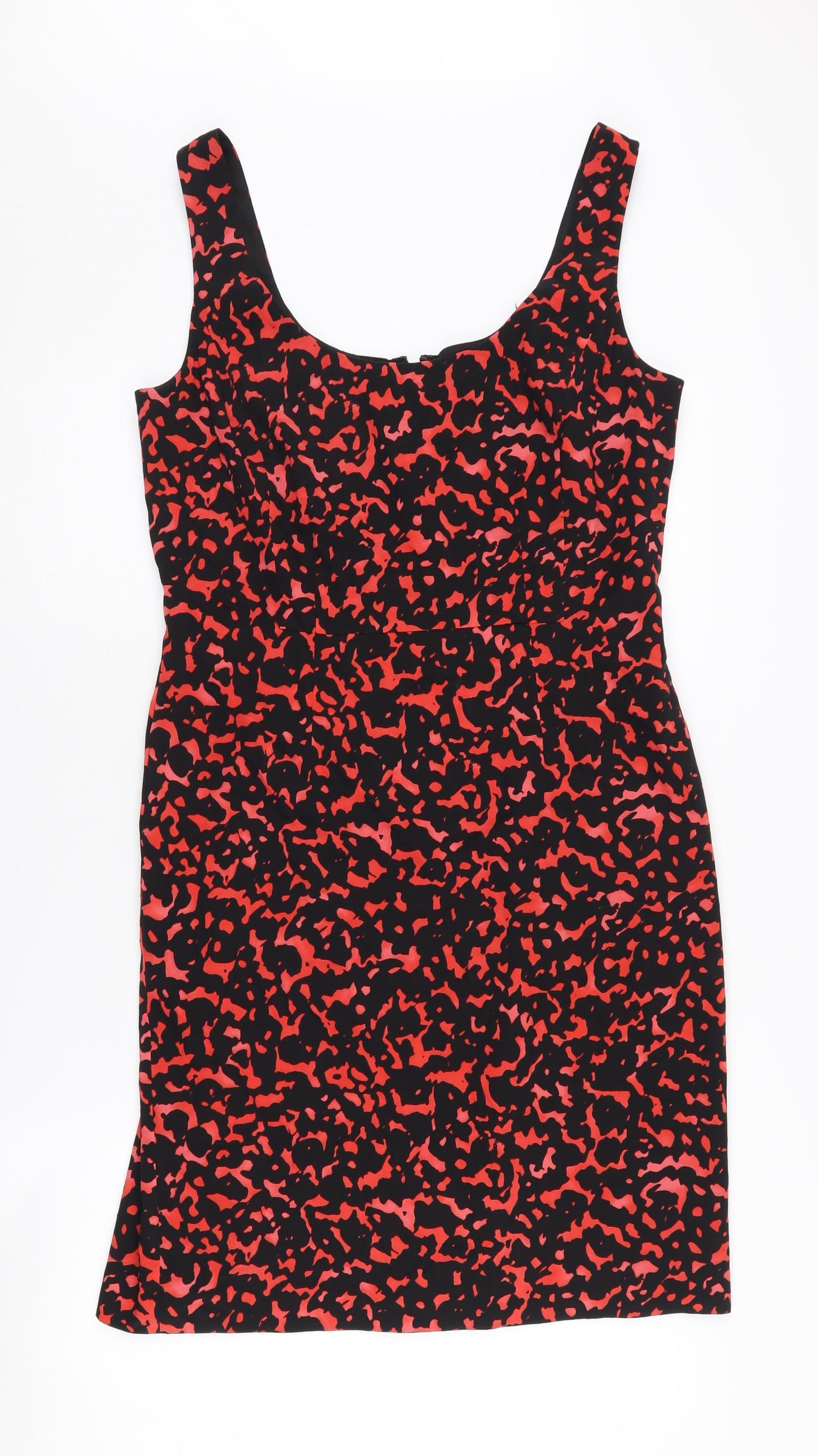 Ann Taylor Women's Multicoloured Animal Print Dress, Size 8