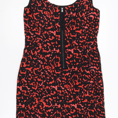Ann Taylor Women's Multicoloured Animal Print Dress, Size 8