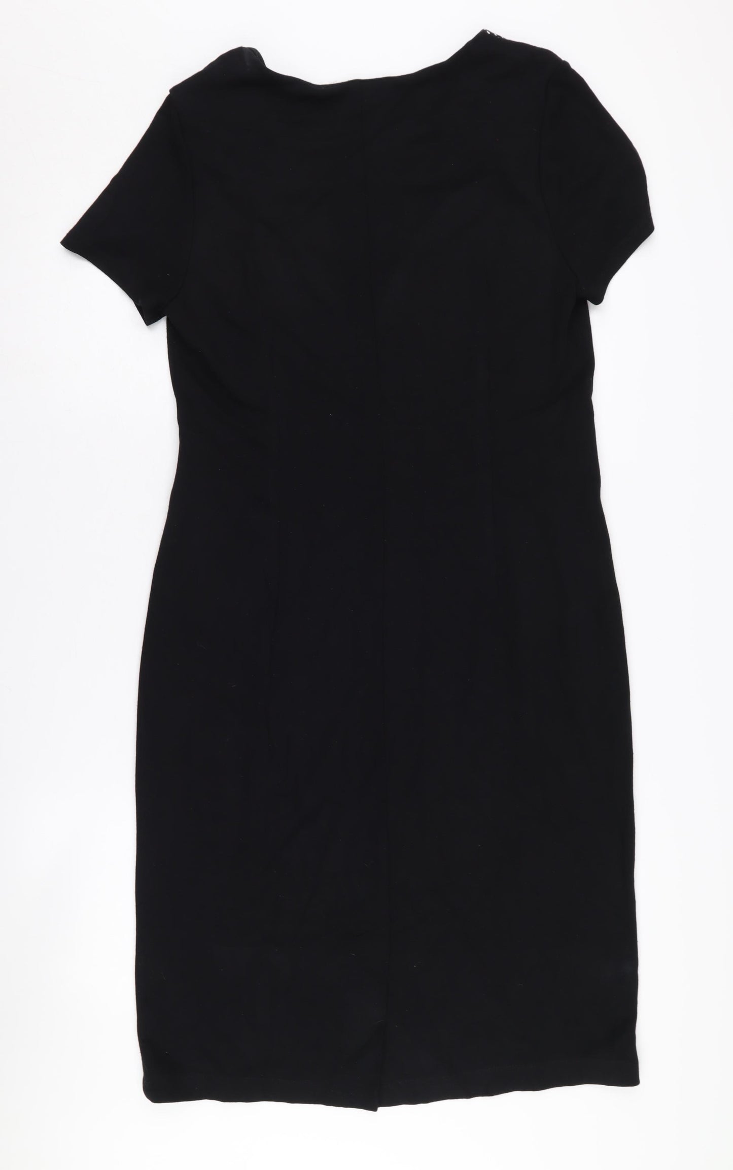 David Emanuel Women's Black Dress Size 16 Elegant Style Preworn David Emanuel Women's Black Dress Size 16 Elegant Style Preworn