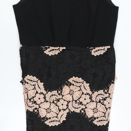 Paper Dolls Women's Black Sheath Dress Size 16