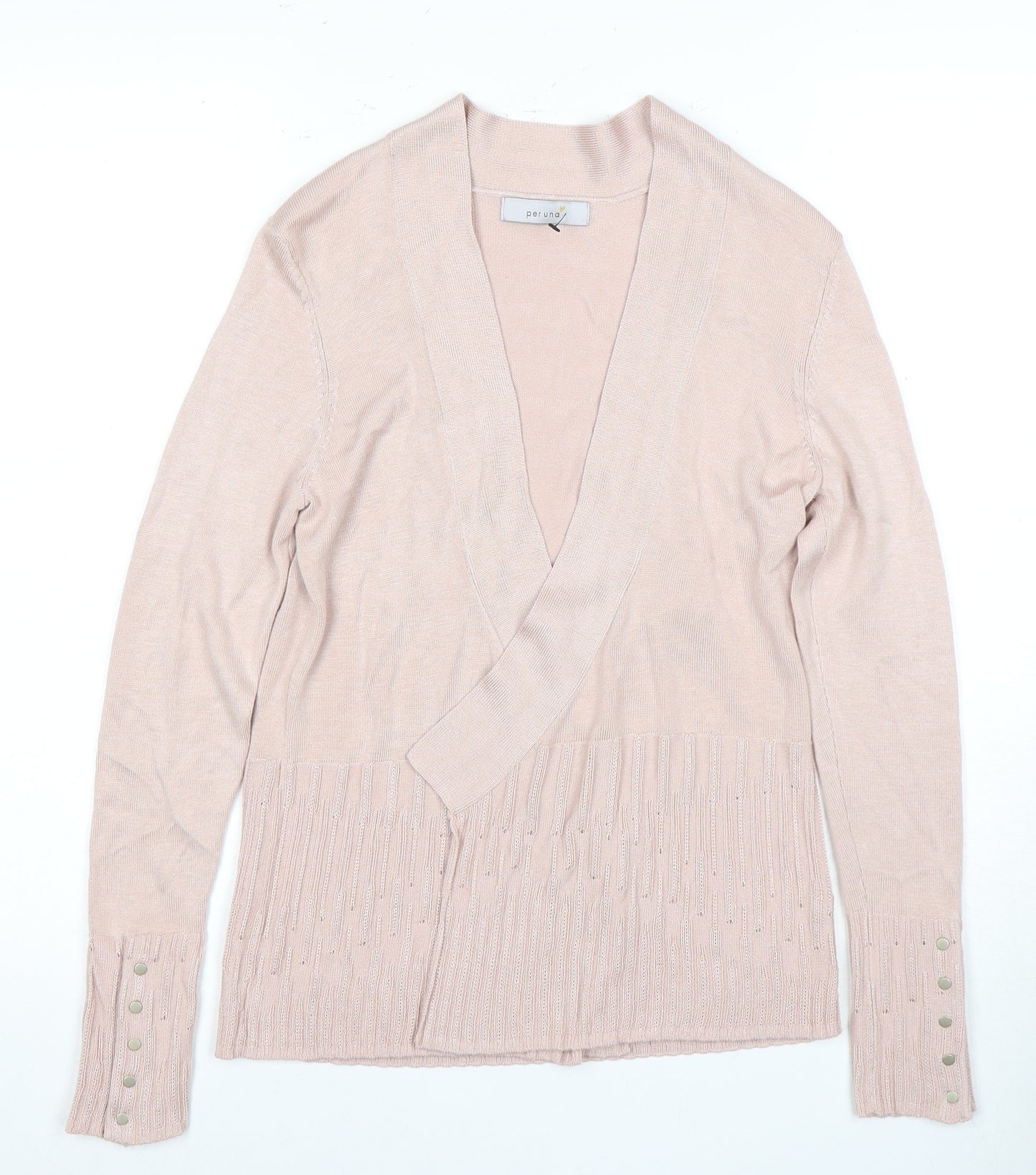 Marks and Spencer Women's Pink Cardigan Size 8