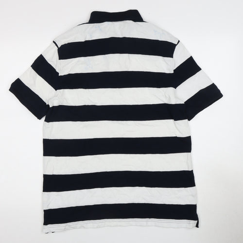 Marks and Spencer Men's L Striped Polo Shirt