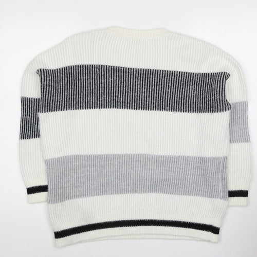 I.nco Women's Multicoloured Striped Jumper, Size 14