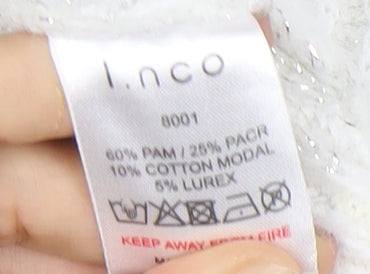 I.nco Women's Multicoloured Striped Jumper, Size 14