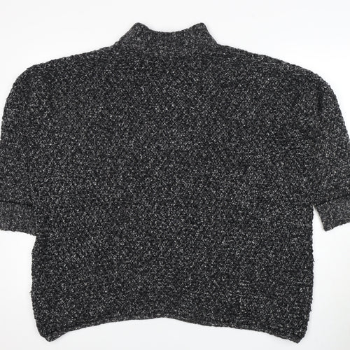 Selected Femme Women's Black High Neck Jumper Size S