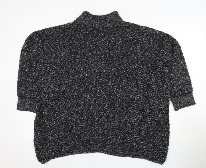 Selected Femme Women's Black High Neck Jumper Size S