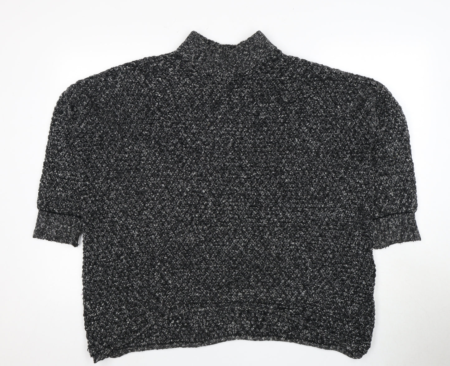 Selected Femme Women's Black High Neck Jumper Size S