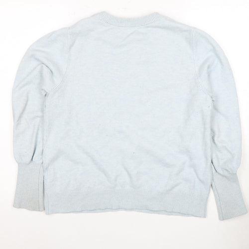 YAYA Women's Blue Crew Neck Pullover Jumper - Size L