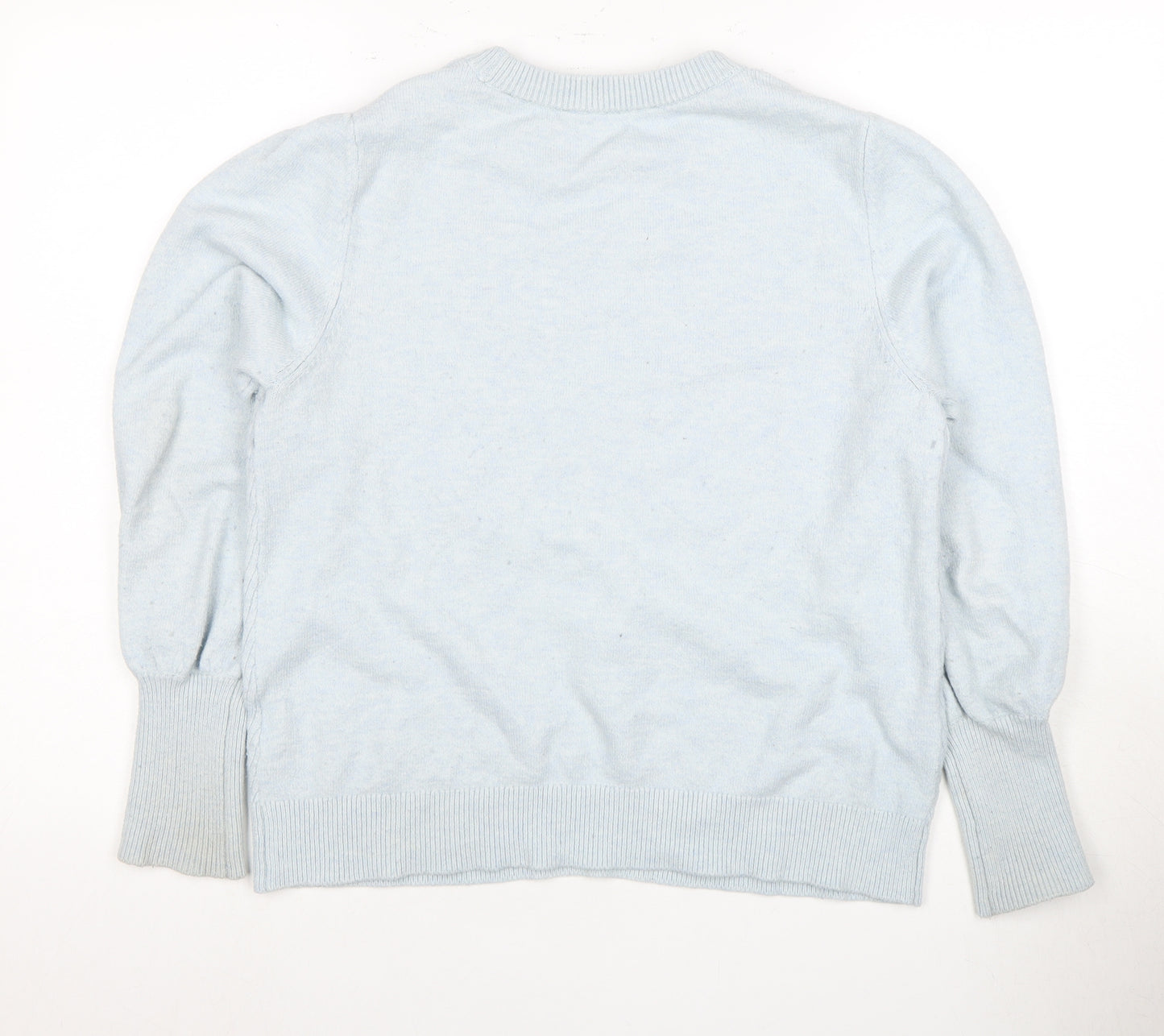 YAYA Women's Blue Crew Neck Pullover Jumper - Size L