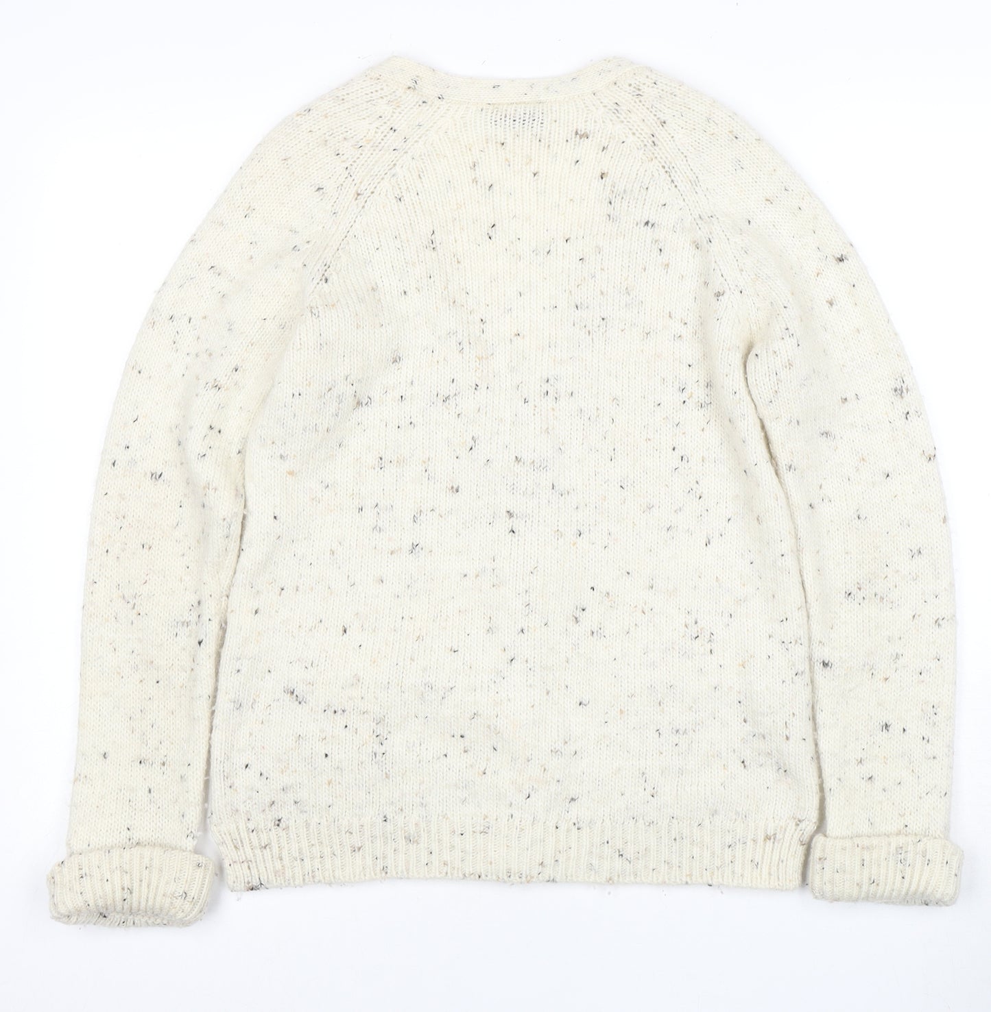 Topshop Women's Ivory Cardigan UK 8 V-Neck