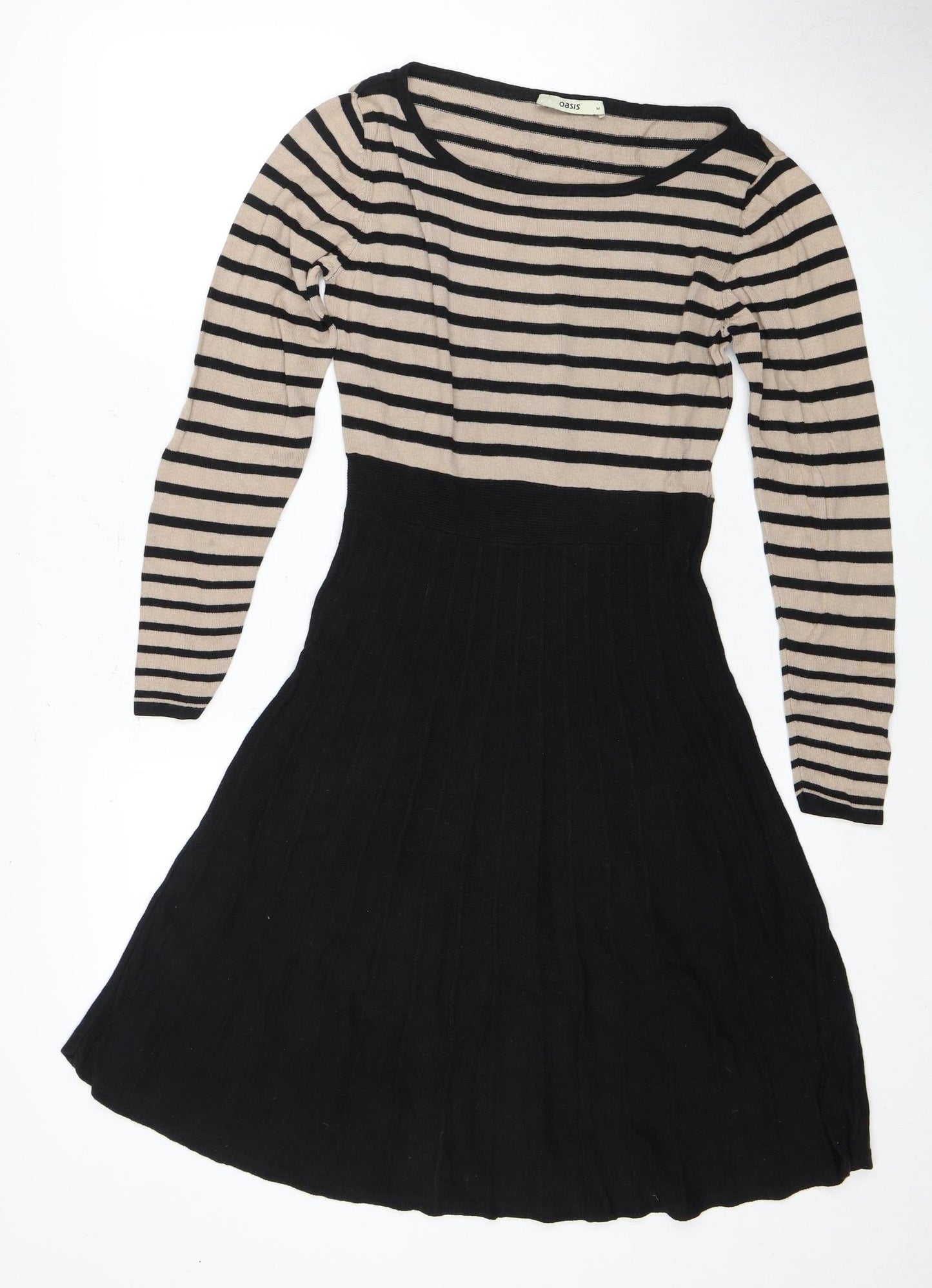 Oasis Women's Striped Long Sleeve Dress