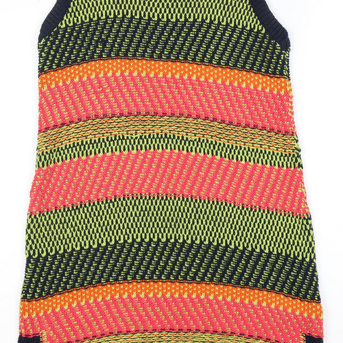 Next Women's Multicoloured Geometric Dress Size 8