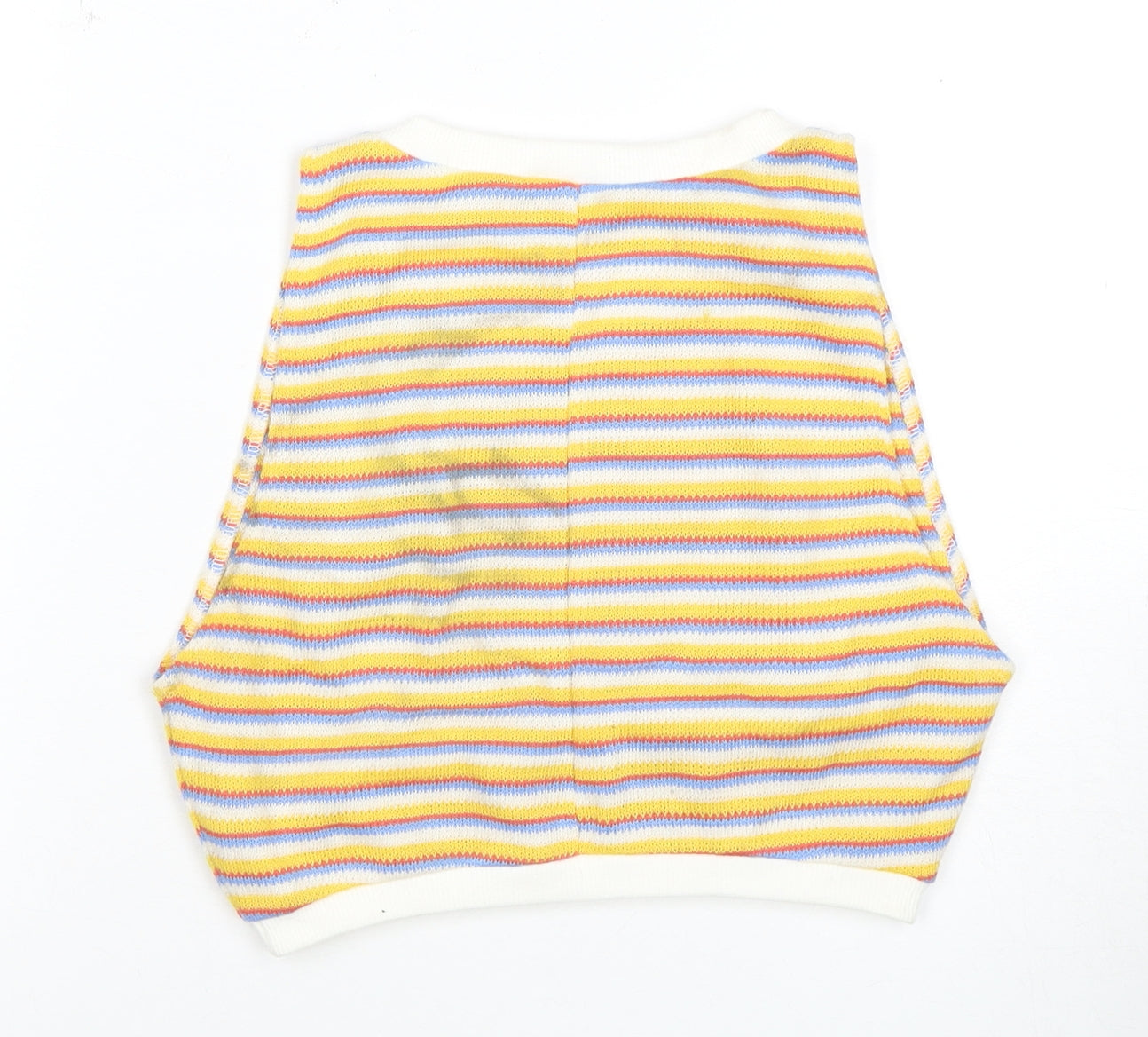 ZARA Women's Multicoloured Cropped Tank Top Size 4