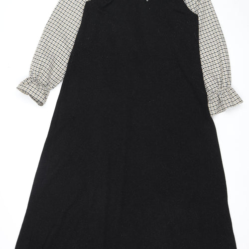 Kyl Women's Black Bow Sleeve Dress Size 12