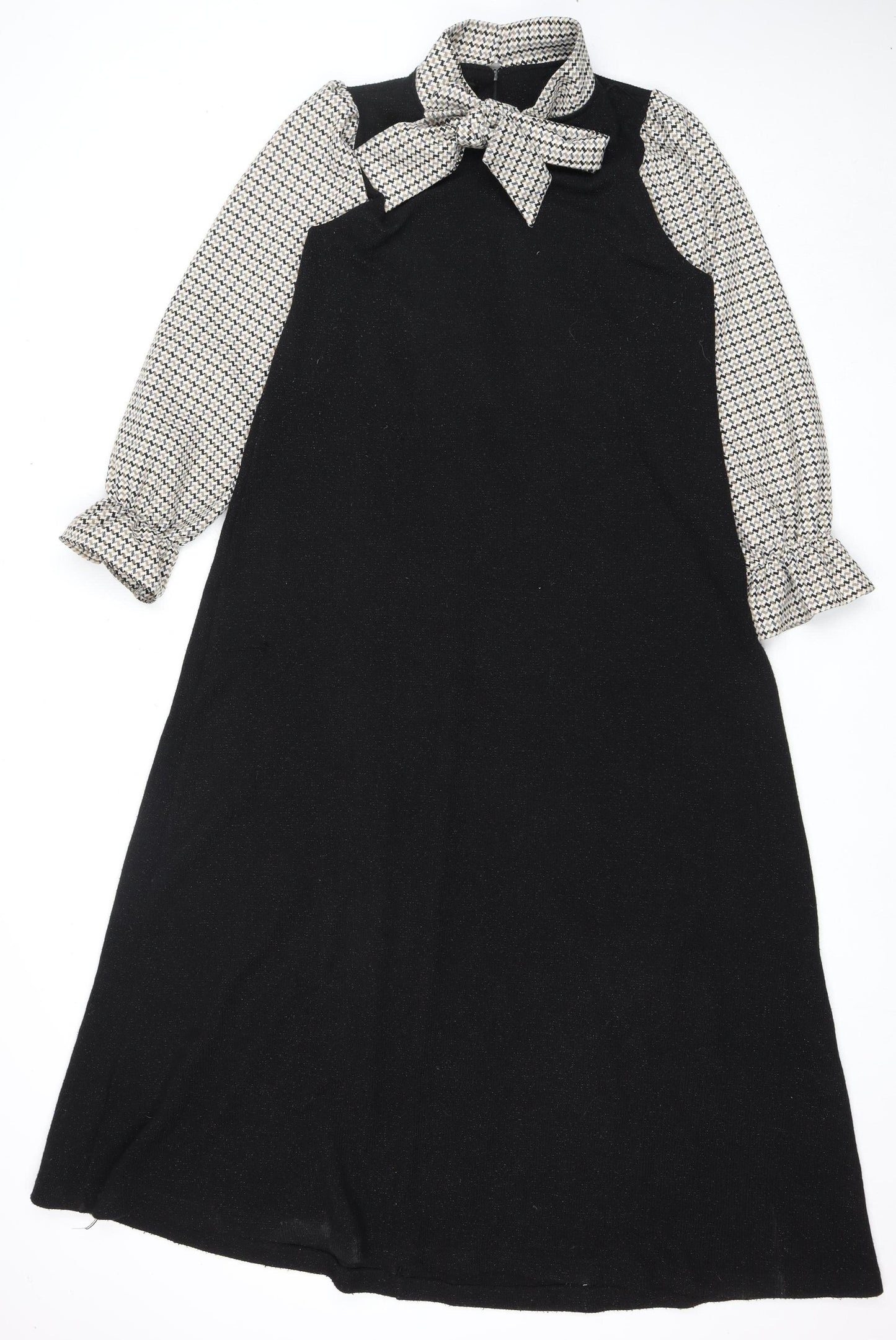 Kyl Women's Black Bow Sleeve Dress Size 12