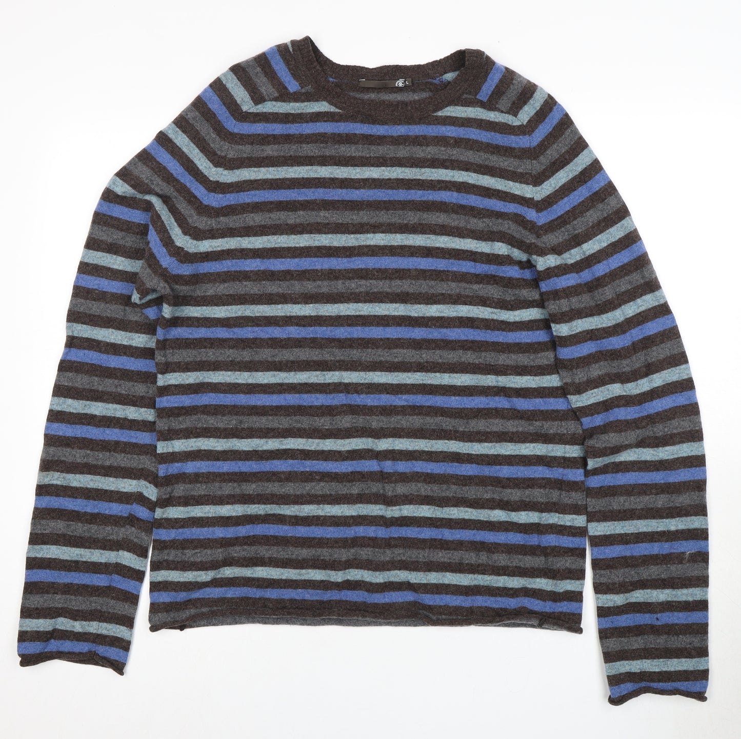 Men's Multicoloured L Pullover Jumper