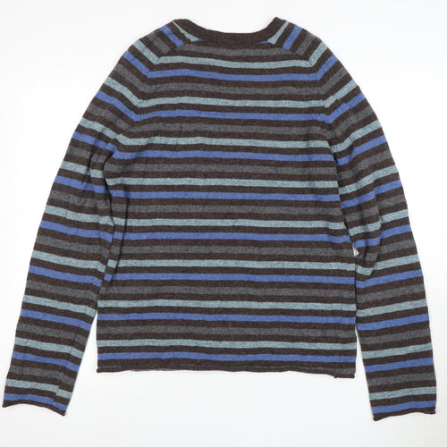 Men's Multicoloured L Pullover Jumper