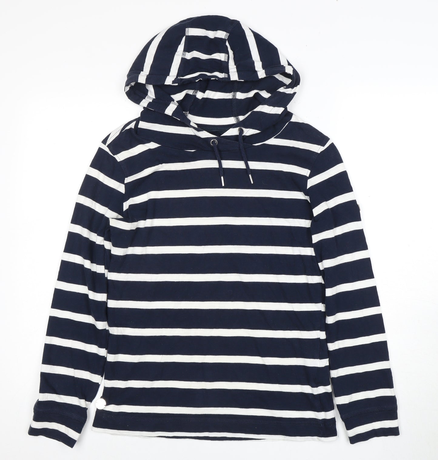 Regatta Unisex Blue Striped Pullover Hoodie Size 10