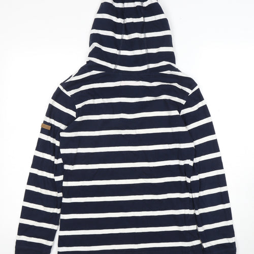 Regatta Unisex Blue Striped Pullover Hoodie Size 10