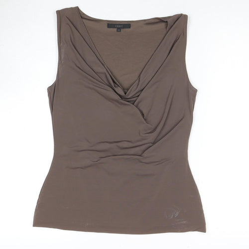 Coast Women's Brown Sleeveless Top Size 12