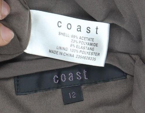 Coast Women's Brown Sleeveless Top Size 12